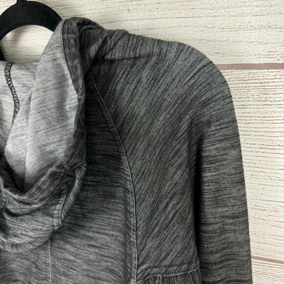 The North Face Women's Gray Heathered Zip Up Hooded Jacket Size Small - Picture 3 of 11